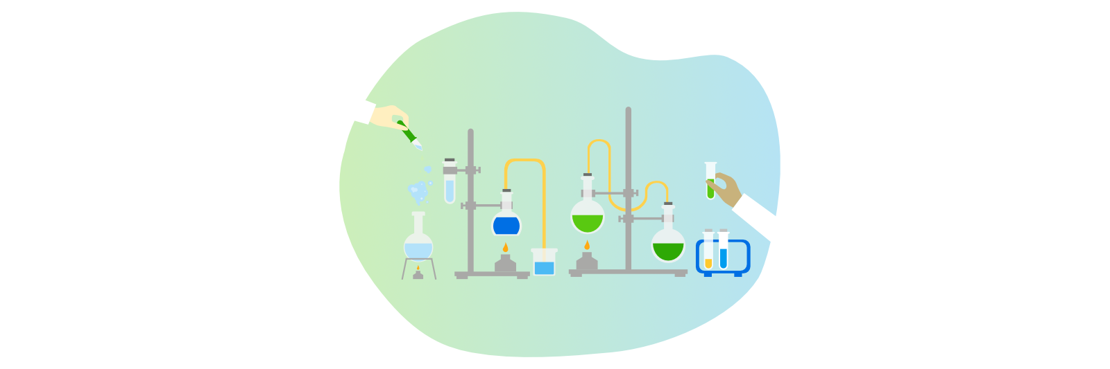 Illustration of lab equipment